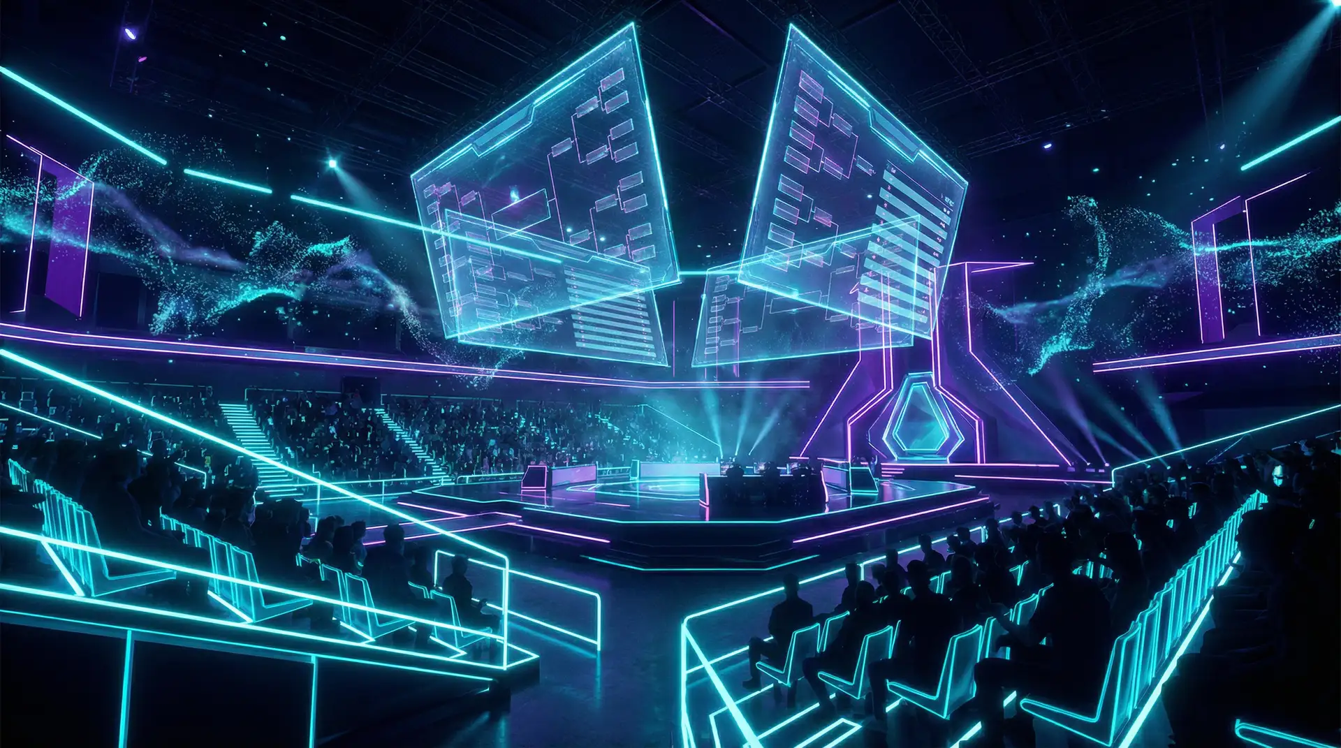 VIVO S16PRO 电竞赛博竞技场全景